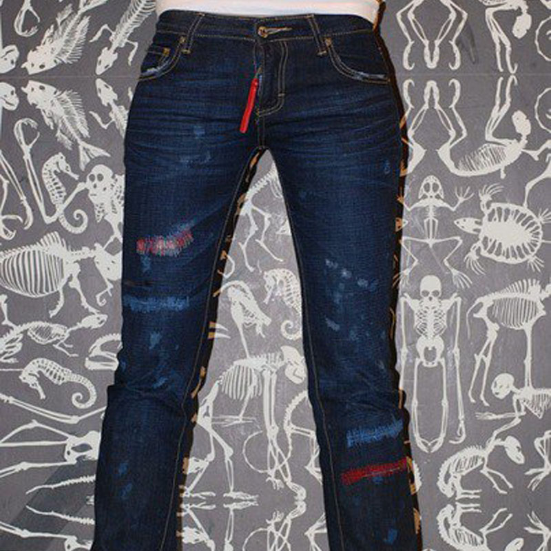 Женские рваные джинсы модная женская одежда Горловка